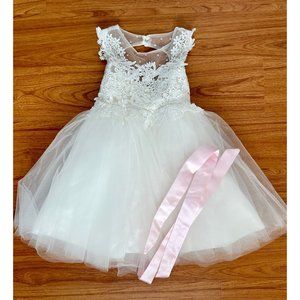 JJ's House knee-length flower girl dress.